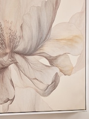 Lipsy Grey Graphic Floral Wall Art - Image 3 of 6