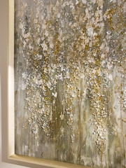 Lipsy Gold Crystal Effect Abstract Wall Art - Image 3 of 6