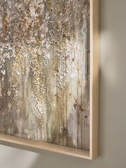 Lipsy Gold Crystal Effect Abstract Wall Art - Image 4 of 6