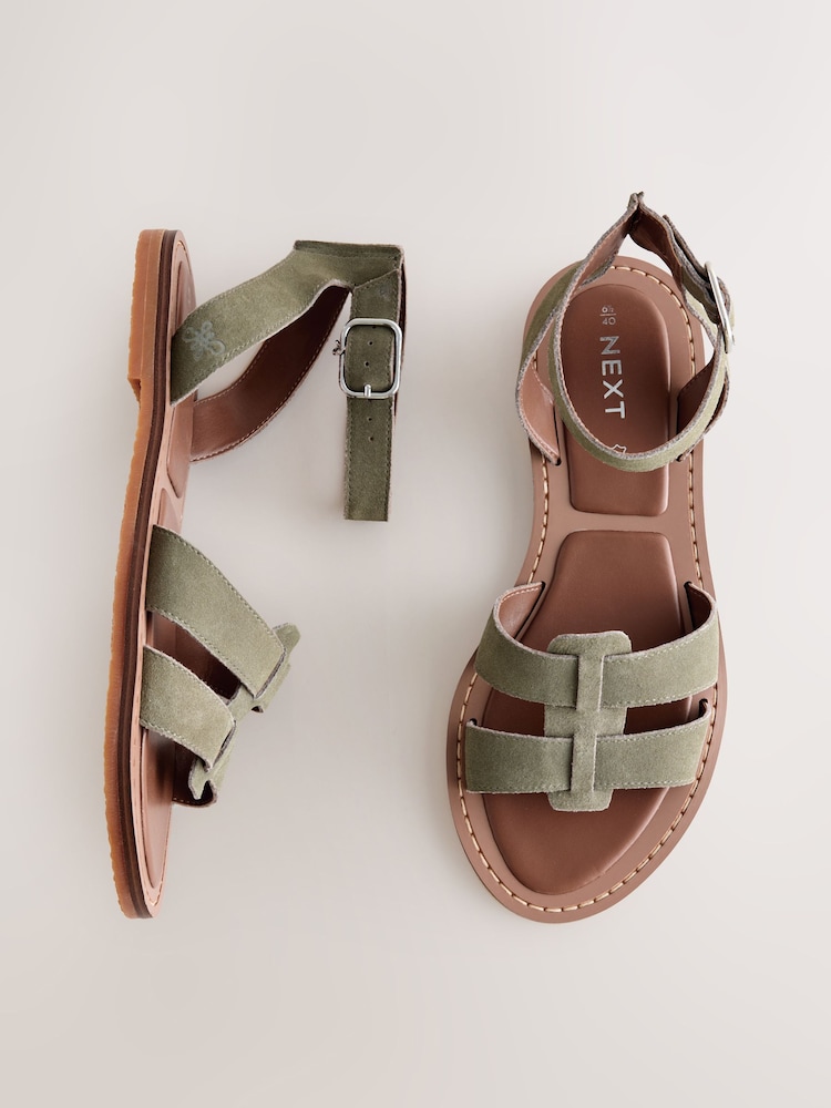 Green Sandals - Image 1 of 5 Green Sandals - Image 1 of 5