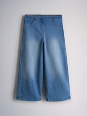 The Set 3 Pack Wide Leg Pull On Jeggings Dark Blue/Mid Blue/Black Denim - Image 10 of 12