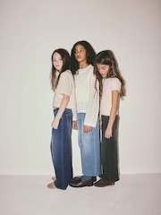 The Set 3 Pack Wide Leg Pull On Jeggings Dark Blue/Mid Blue/Black Denim - Image 2 of 6
