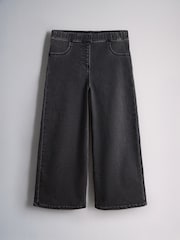 The Set 3 Pack Wide Leg Pull On Jeggings Dark Blue/Mid Blue/Black Denim - Image 9 of 12