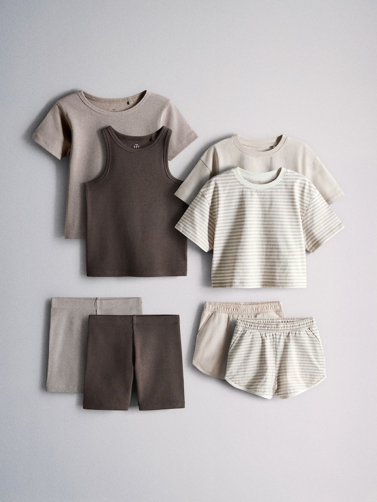 The Set 8 Pack Including Seperate Peices to Build Outfits Neutral - Image 1 of 16