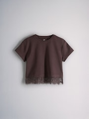 The Set 3 Pack Lace T-Shirt Pink/Cream/Purple - Image 2 of 6