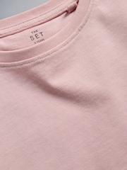 The Set 3 Pack Lace T-Shirt Pink/Cream/Purple - Image 5 of 6