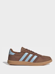 adidas Brown/Blue Breaknet Sleek Trainers - Image 2 of 8