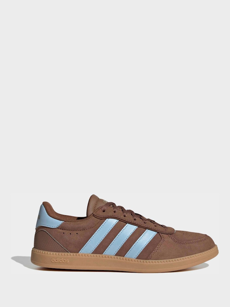 adidas Brown/Blue Breaknet Sleek Trainers - Image 2 of 8 adidas Brown/Blue Breaknet Sleek Trainers - Image 2 of 8