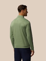 Castore Green Club Classic 1/4 Zip Mens Golf Zip Sweat Top - Image 2 of 7