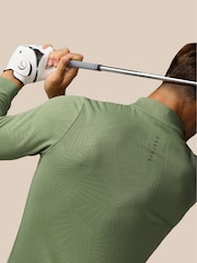 Castore Green Club Classic 1/4 Zip Mens Golf Zip Sweat Top - Image 6 of 7