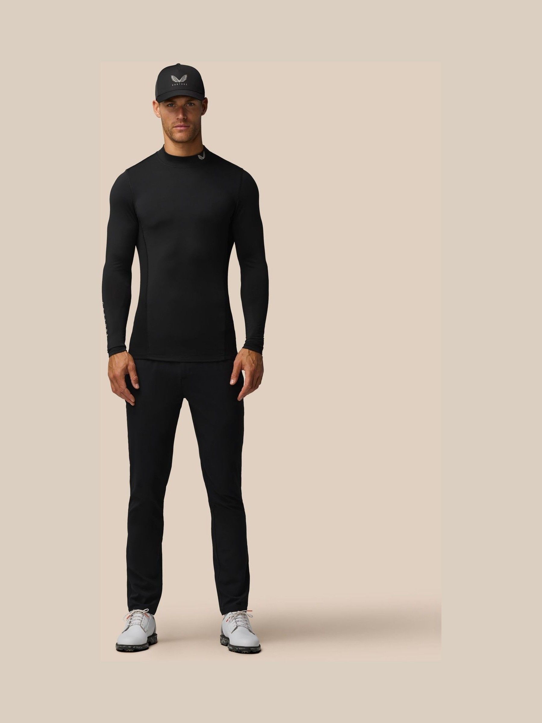 Buy Castore Black Club Thermal Mock Neck Golf Base Layer from Next USA
