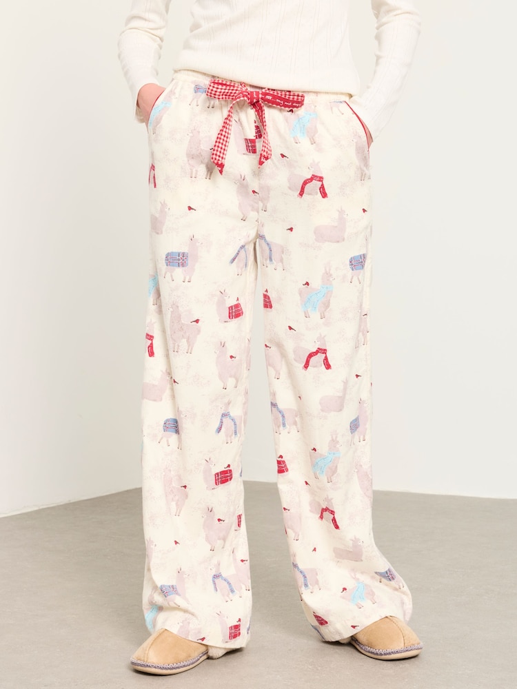 FatFace Wide Leg Christmas Pyjama Bottoms - Imagen 1 de 7 FatFace Wide Leg Christmas Pyjama Bottoms - Imagen 1 de 7