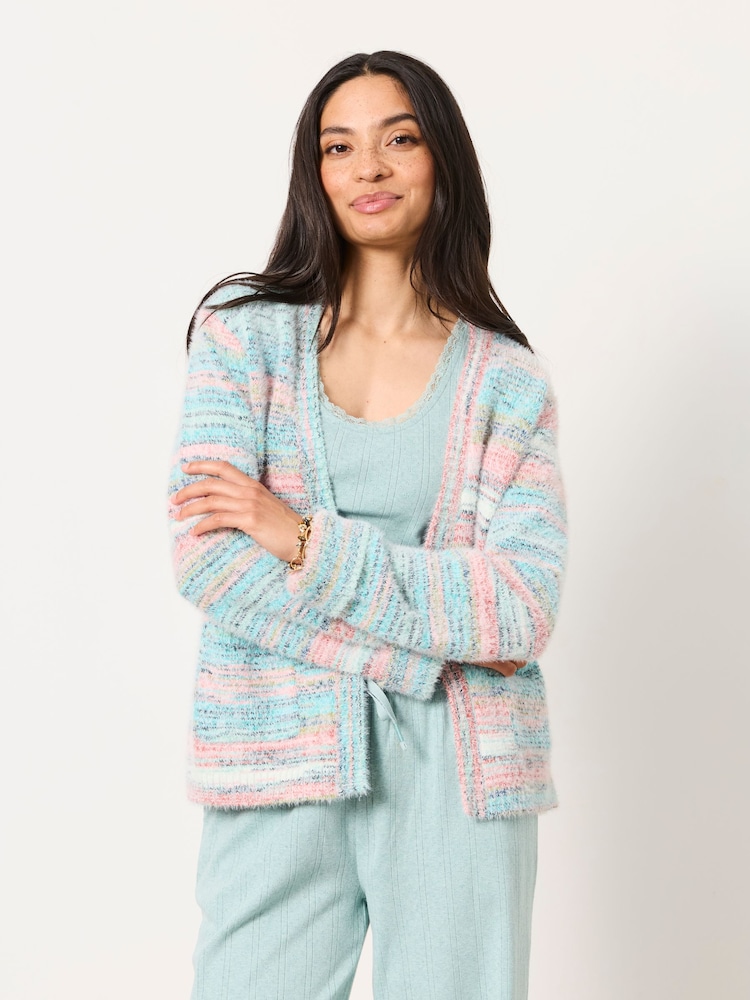 FatFace Multi Space Dye Edge to Edge Cardigan - Image 1 of 5