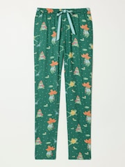 FatFace Ruby Teal Blue Frog Relaxed Fit Pyjama Bottoms - Image 6 of 6
