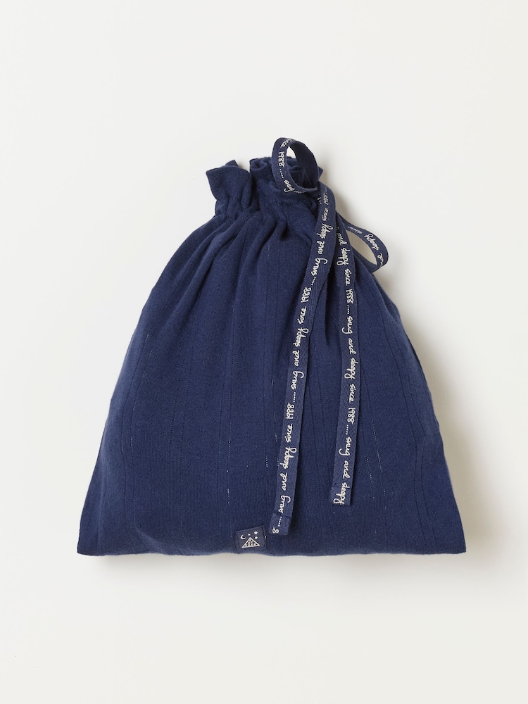 FatFace 2 Piece Navy Blue Pointelle Long Pyjama Set - Image 7 of 7 FatFace 2 Piece Navy Blue Pointelle Long Pyjama Set - Image 7 of 7