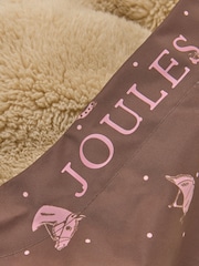 Joules Girls' Coverall Chocolate Brown Waterproof Changing Robe - Image 4 of 5