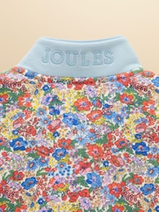 Joules Girls' Burnham Cream Ditsy Funnel Neck Sweatshirt - Image 4 of 6