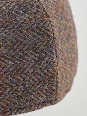 Brook Taverner Green Harris Tweed® Traditional Flat Cap - Image 3 of 4