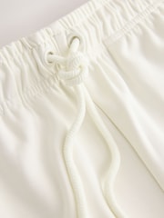 Ecru/Brown N. Premium Jersey Short with Side Stripes - Image 7 of 8
