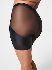 SPANX Black SpanxShape™ Satin X Mid Thigh Booty Lifting Shorts - Image 4 of 5