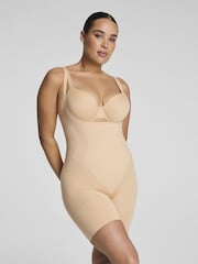 SPANX Natural SpanxSculpt™ Go Figure Open Bust Mid Thigh Bodysuit - Image 2 of 6