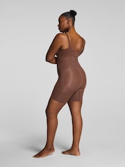 SPANX Light Brown Sculpt™ Go Figure High Waist Mid Thigh Shorts - Image 4 of 4