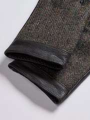 Brook Taverner Leather Palms Harris Tweed® Gloves - Imagen 3 de 4