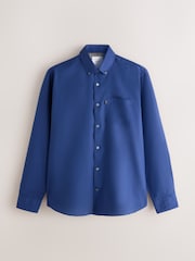 Red Regular Fit Button Down Easy Iron Oxford Shirt - Image 5 of 7