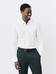 White Jersey Muscle Fit Long Sleeve Shirt - Image 3 of 7