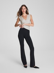 SPANX Black Shape™ Scuba Micro Flare Leggings - Image 3 of 5