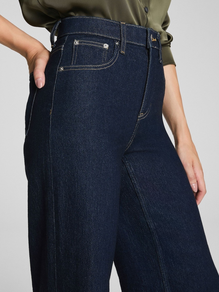 SPANX Blue Petite shape™ Authentic 360 Wide Leg Jeans - Image 2 of 4