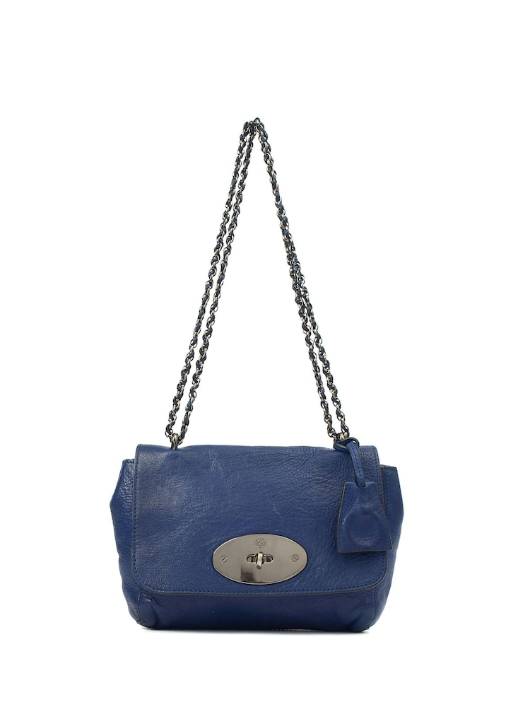 The Handbag Clinic Mulberry Blue Lily Shoulder Bag - Image 1 of 7