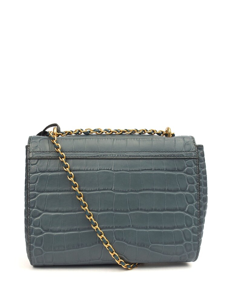 The Handbag Clinic Blue Mulberry Lily Cross-Body Bag - Image 2 of 7