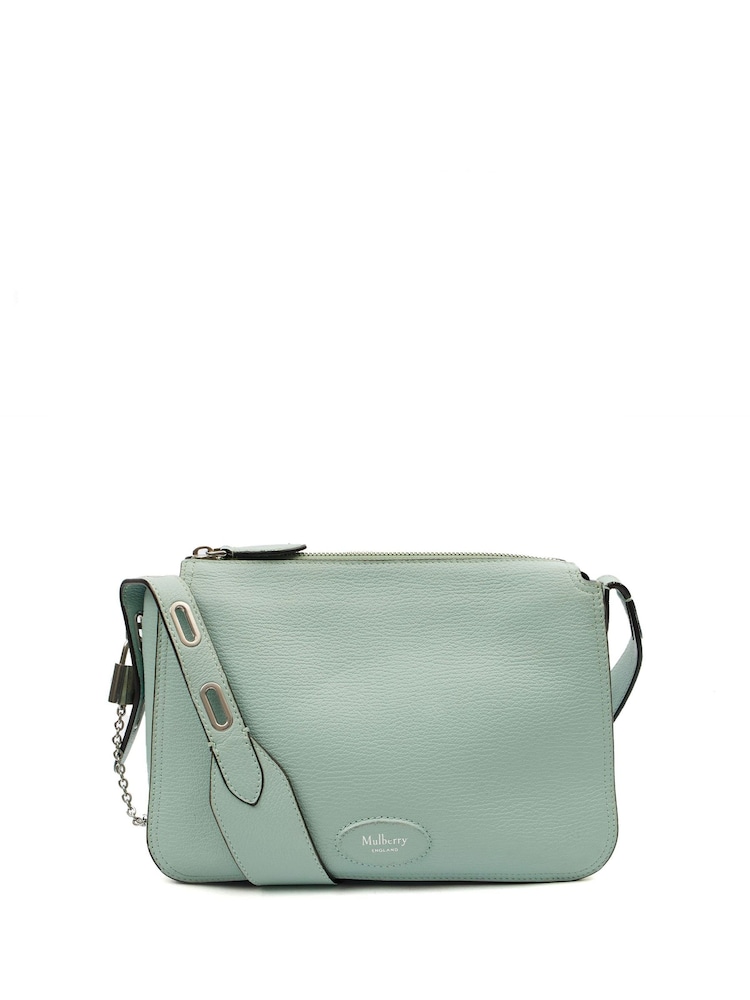 The Handbag Clinic Mulberry Aqua Green Billie Cross-Body Bag - Image 1 of 7