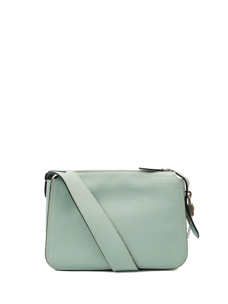 The Handbag Clinic Mulberry Aqua Green Billie Cross-Body Bag - Image 2 of 7