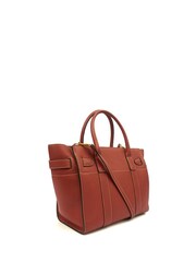 Mulberry  Burnt Orange Zipped Bayswater - Small Tote Bag - Image 3 of 7