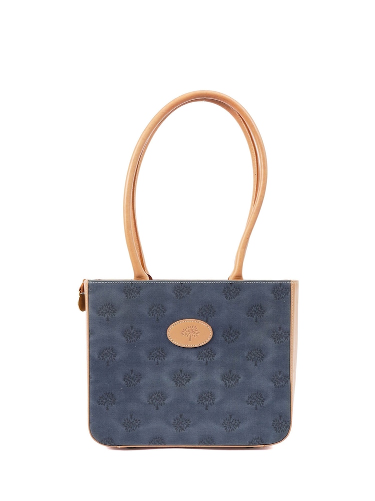 Mulberry Navy Blue Vintage Tote Bag - Image 1 of 7