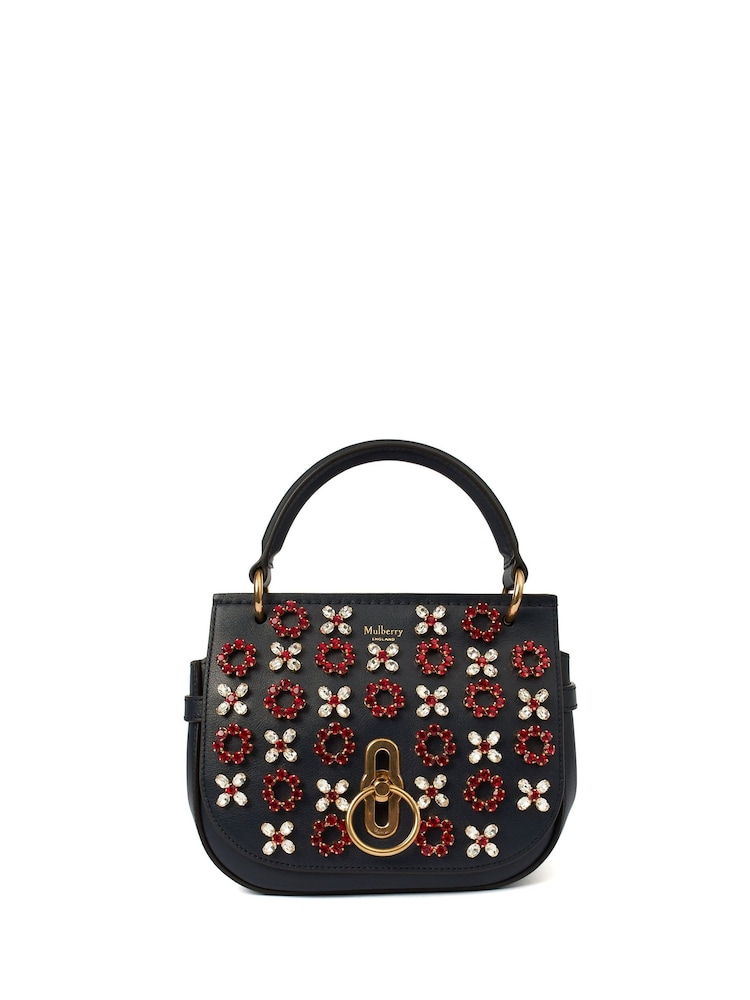 Mulberry Black Amberley Small Satchel Bag - Image 1 of 7