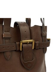 Mulberry Brown Buckle Shoulder Bag - Image 6 of 7