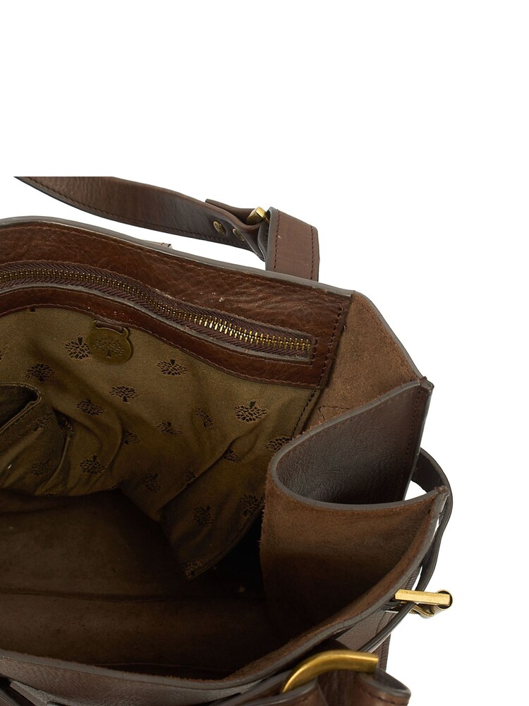 Mulberry Brown Buckle Shoulder Bag - Image 7 of 7