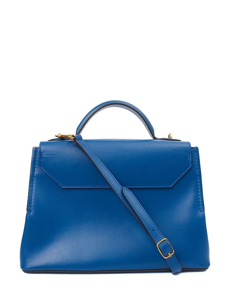 Mulberry Blue Seaton Top Handle Bag - Image 2 of 7 Mulberry Blue Seaton Top Handle Bag - Image 2 of 7