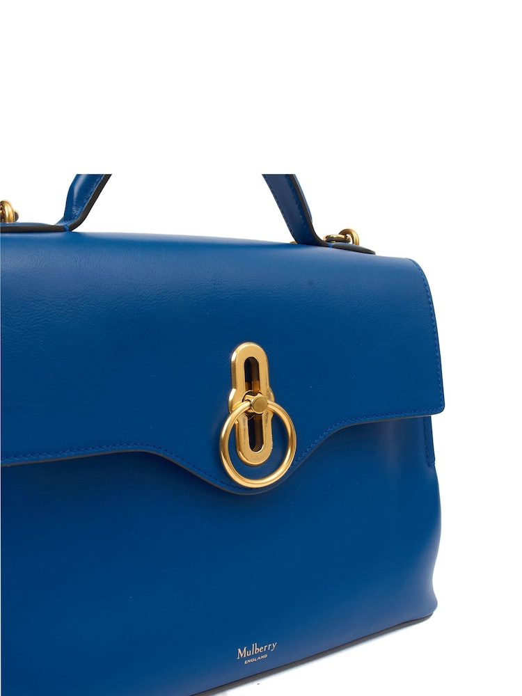 Mulberry Blue Seaton Top Handle Bag - Image 7 of 7 Mulberry Blue Seaton Top Handle Bag - Image 7 of 7