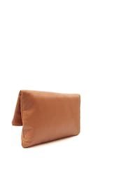 Mulberry Orange Postman's Lock Clutch Handbag - Image 4 of 7