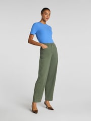 SPANX supersmooth™ Stretch Twill Utility Barrel Leg Trousers with Patch Pockets - Imaginea 1 din 5