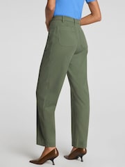 SPANX supersmooth™ Stretch Twill Utility Barrel Leg Trousers with Patch Pockets - Imaginea 2 din 5