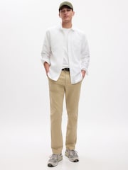 Gap Beige Modern Straight Chinos - Image 3 of 6