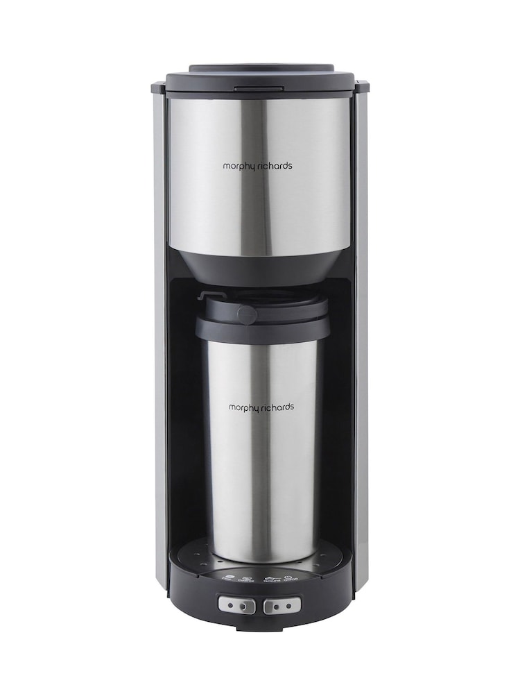 Morphy Richards Silver Tazza Pour & Go Single Cup Coffee Machine - Image 1 of 4
