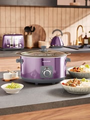 Morphy Richards Purple Accents Sear & Stew 6.5L Slow Cooker - Image 1 of 6
