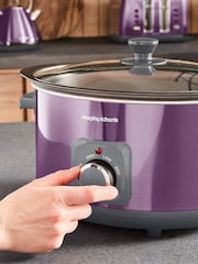 Morphy Richards Purple Accents Sear & Stew 6.5L Slow Cooker - Image 2 of 6