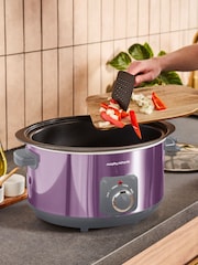 Morphy Richards Purple Accents Sear & Stew 6.5L Slow Cooker - Image 3 of 6